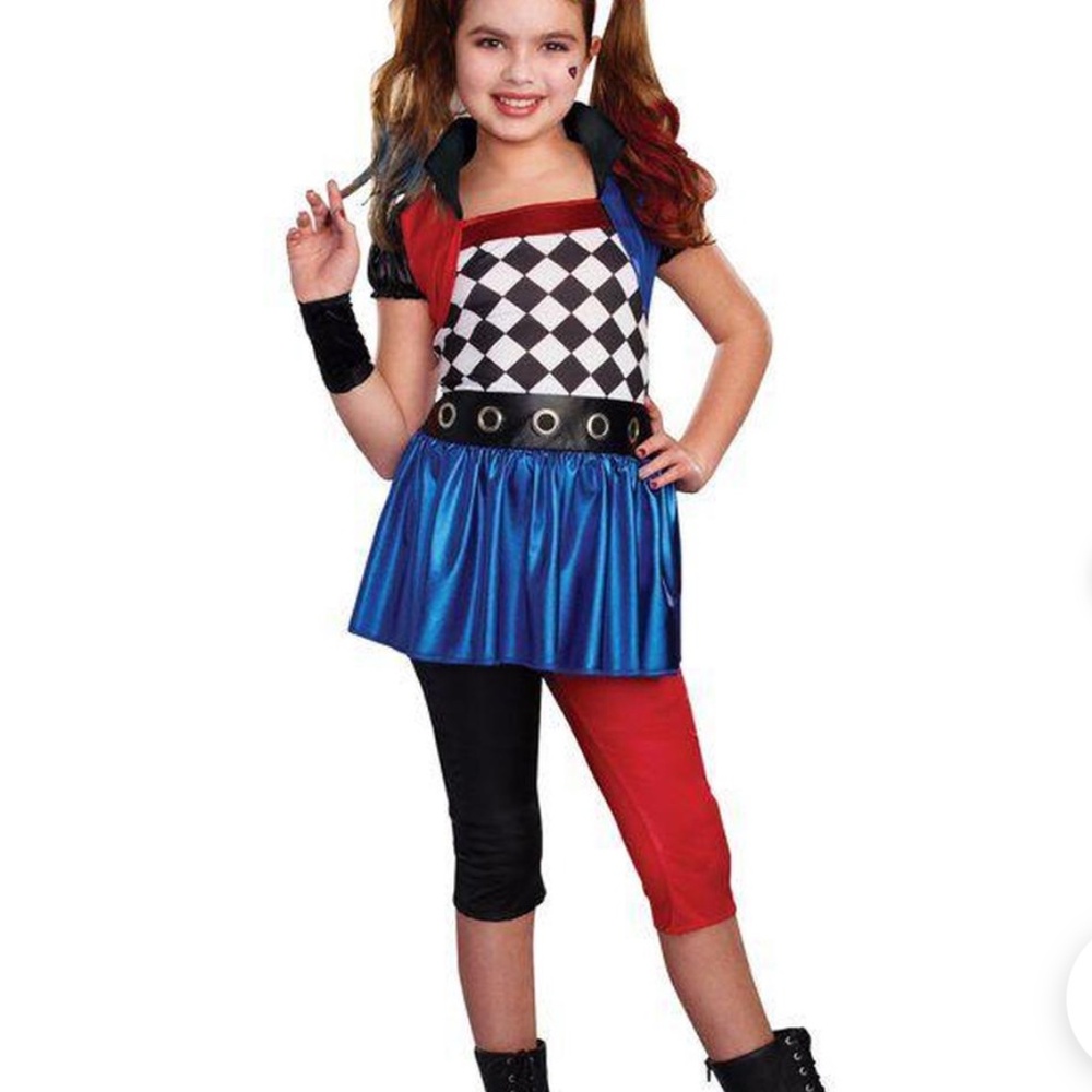 Harley Queen 2 Piece Child Halloween Costume